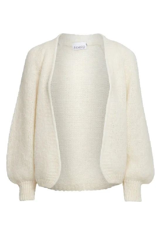 Noella - Fora Knit Cardigan - White Contemporary 