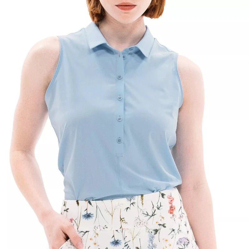 Foray Golf Core 3.0 S/L Polo - Placid Blue Youthful Women's Pop