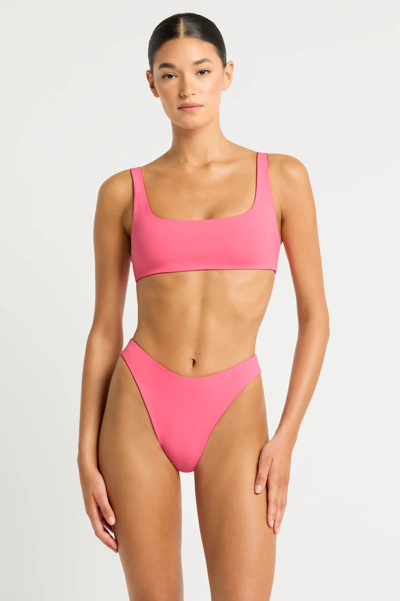 Quinn Crop Cherry Hibiscus Casual Women's Loose - fitting