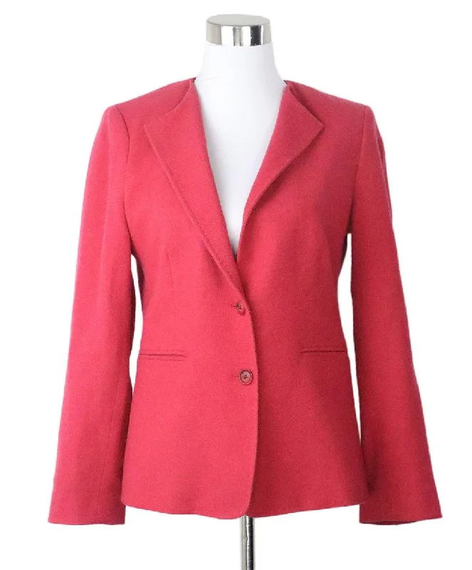 Max Mara Size Pink Cashmere Jacket sz 10 Youthful Women's Anime - inspired