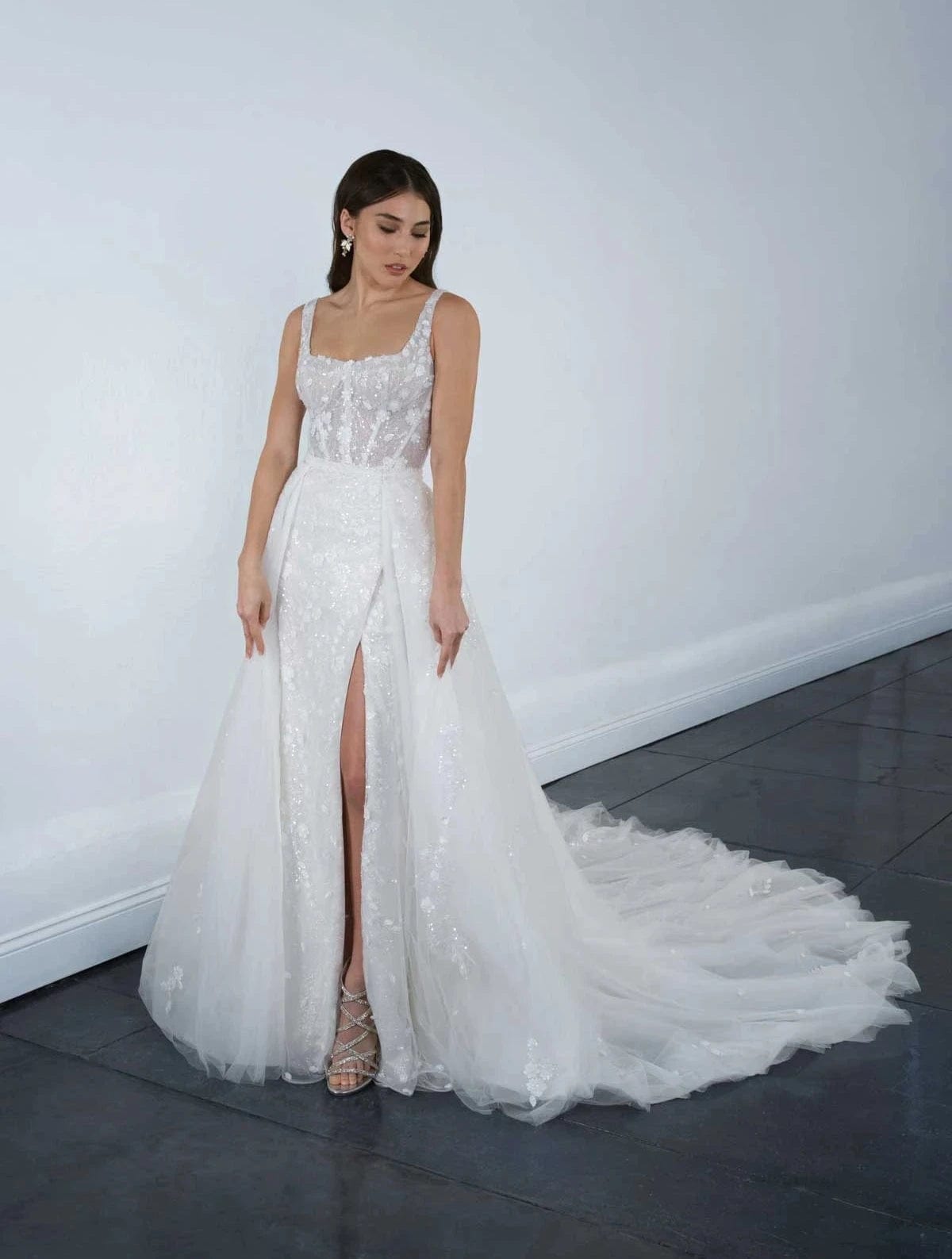 Martina Liana 1684 + Overskirt - Size 14 Feminine Women's Soft 