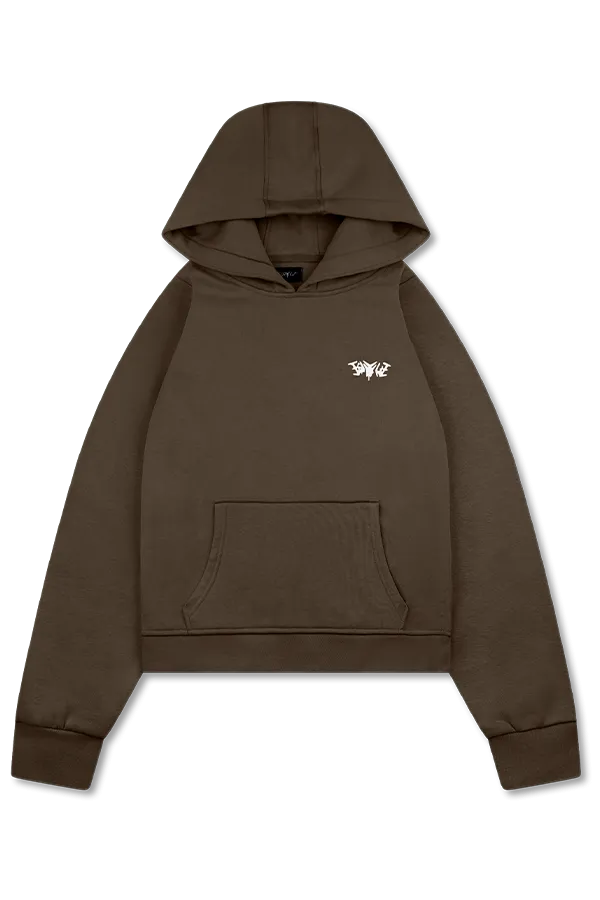 BASIC HOODIE BROWN Dynamic Women's High - energy