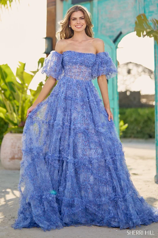 Sherri Hill 55854 Bohemian Women's Free