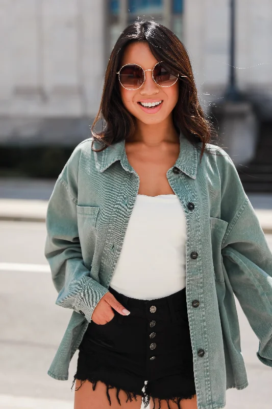 FINAL SALE - Ready To Charm Denim Jacket Artistic Women's Avant - 