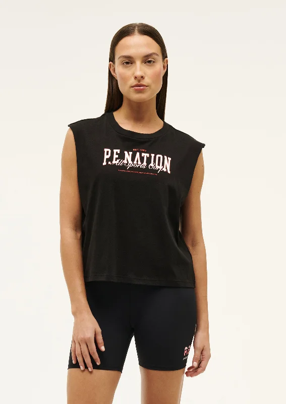 FULL OUT TANK IN BLACK Earthy Women's Hemp - based
