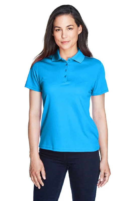 Core 365 Womens Origin Performance Moisture Wicking Short Sleeve Polo Shirt - Electric Blue Earthy Women's Hemp - based Core 365 Womens Origin Performance Moisture Wicking Short Sleeve Polo Shirt - Electric Blue Earthy Women's Hemp - based