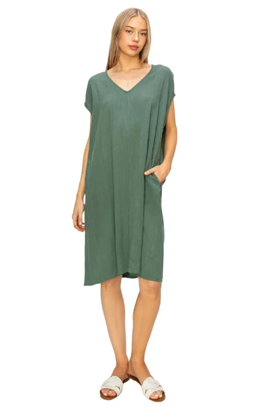 Camden Linen Dress Relaxed Women's 