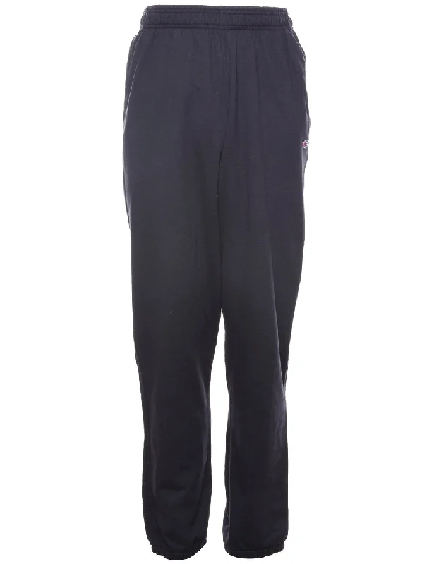 Champion Navy Jogging Bottoms - W34 L32 Hip Women's Urban