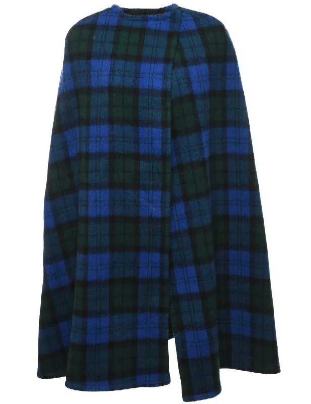Checked Cape - M Confident Women's Power