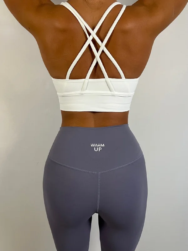 White Lux bra Cool Women's Distressed
