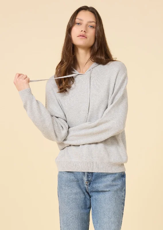 Warwick Hoodie - Heather Grey Feminine Women's Soft 