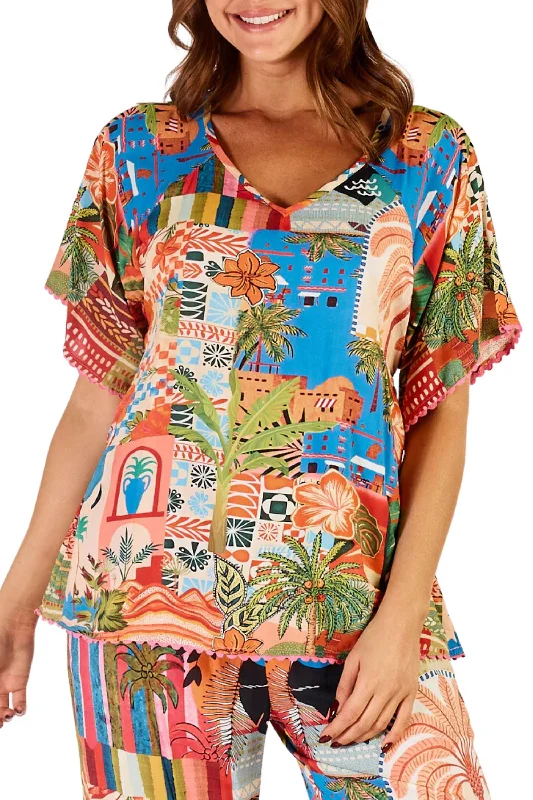 JEDDA TOP Casual Women's Loose - fitting