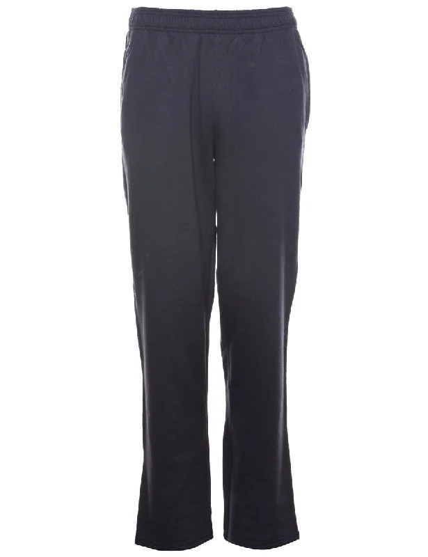 Champion Navy Jogging Bottoms - W34 L33 Cozy Women's Winter