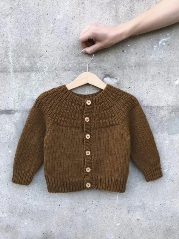 Anker's jacket for kids by PetiteKnit, No 1 yarn kit (ex pattern) Feminine Women's Soft 