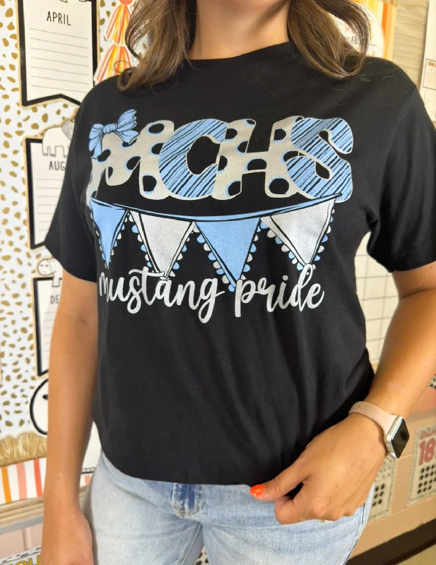 MCHS mustang pride Casual Women's Loose - fitting