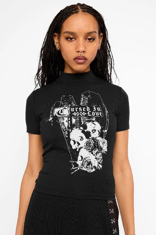Cursed High Neck Top Streetwear Style for 