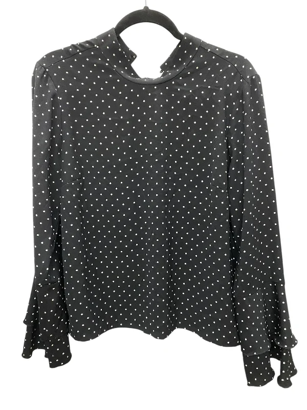 Top Long Sleeve By Clothes Mentor In Black, Size: L British Gentlewoman Style