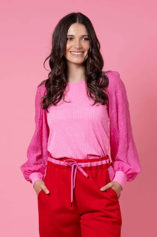 Elodie Top Pink Modern Women's 