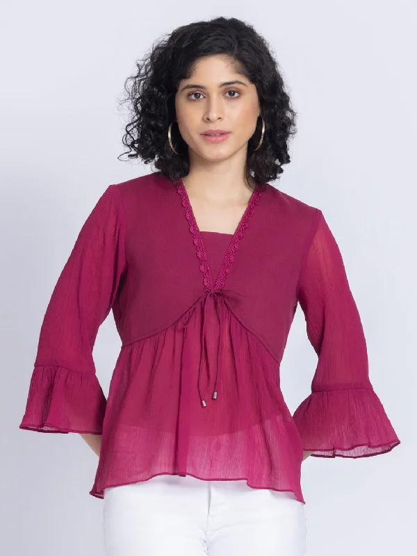 Casina Top Sophisticated Women's Tailored