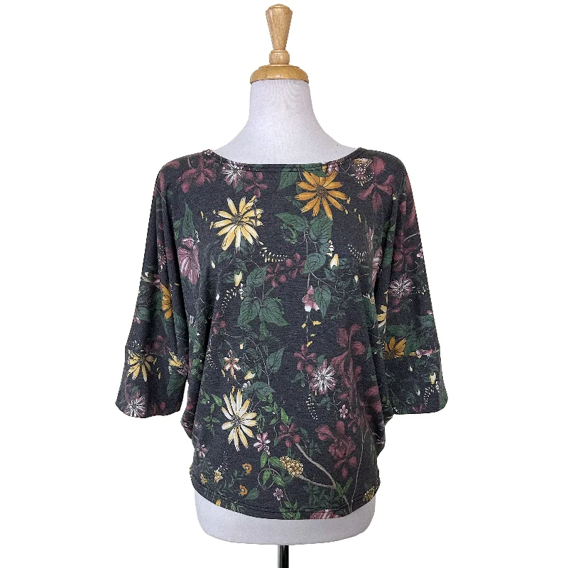 Batwing Top - Faded Floral European