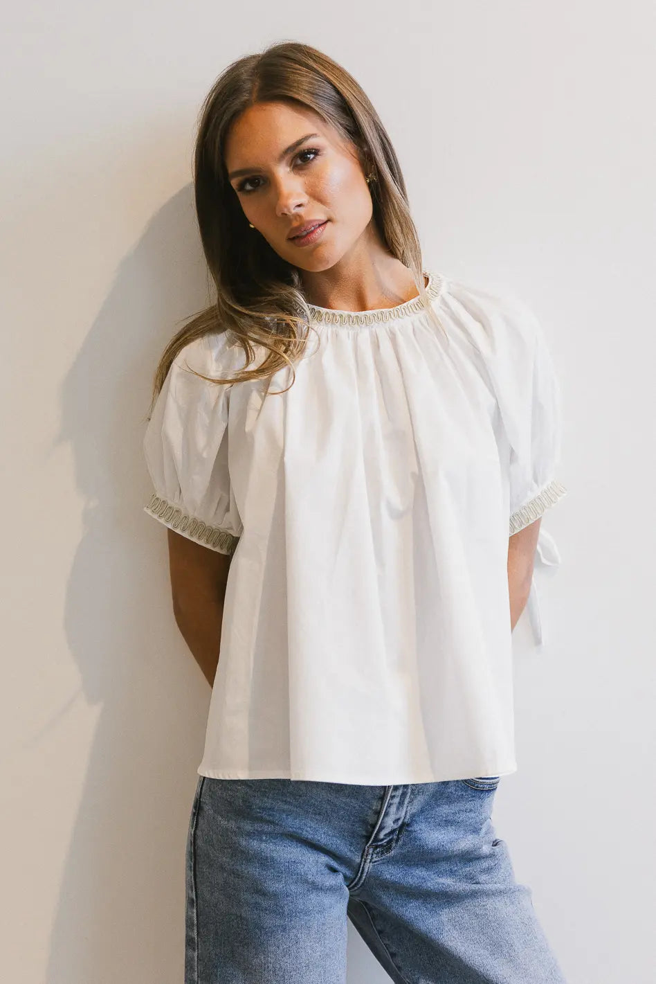 Vicki Blouse in Ivory Earthy Women's 