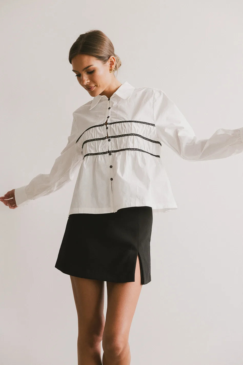 Effie Collared Blouse Sustainable Organic