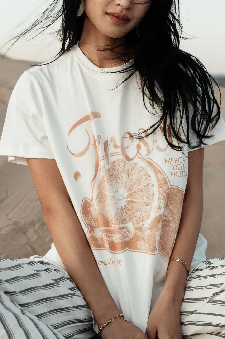 Fresco Fruit Market Graphic Tee Compression