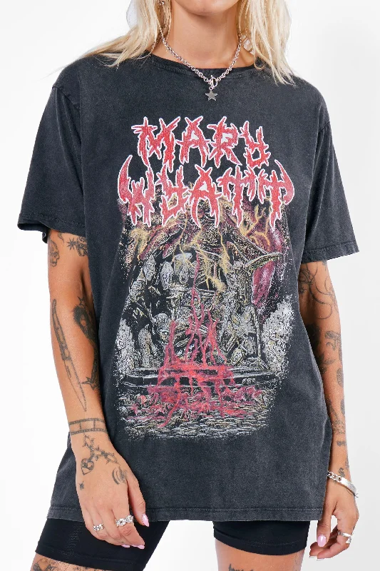 Abaddon Vintage Tee Refined Women's Hand - crafted