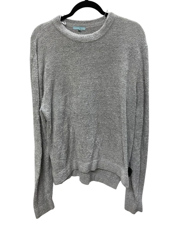 Sweatshirt Crewneck By Cmc In Grey, Size: L Casual Women's Loose - fitting