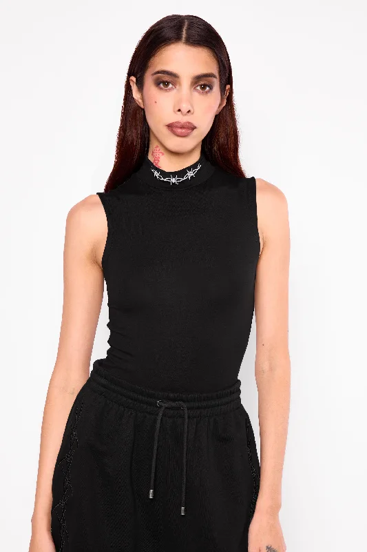Bound High Neck Vest II Classic Women's Pin - striped
