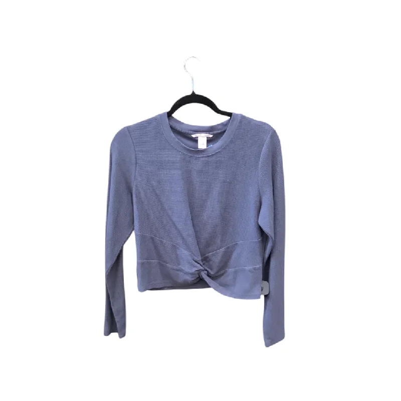 Top Long Sleeve By Victorias Secret In Grey, Size: L Traditional Women's 
