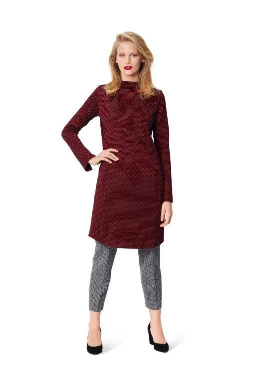 Burda 6080 Dress, Top Pattern Modern Women's 