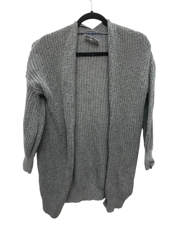 Sweater Cardigan By Shein In Grey, Size: M Contemporary 