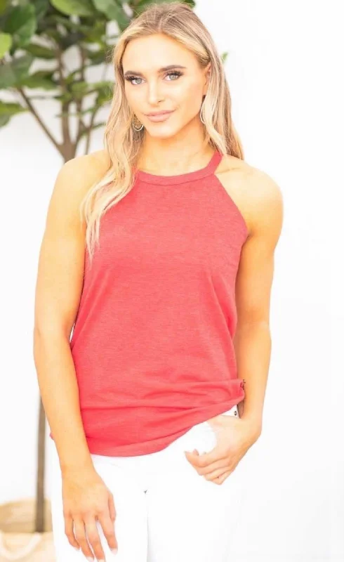 Red Frost Super Soft Rockstar Tank Top Feminine Women's Style 
