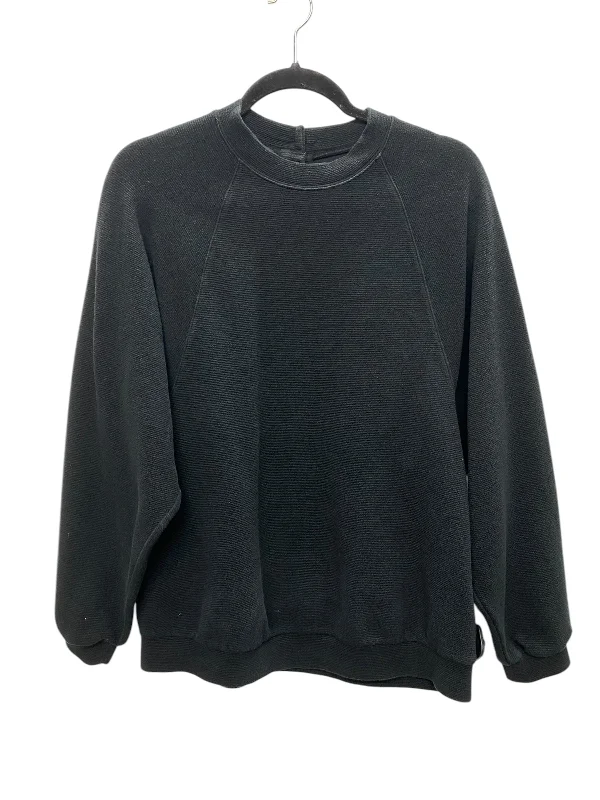 Sweatshirt Crewneck By Madewell In Black, Size: M Minimalist Women's Casual