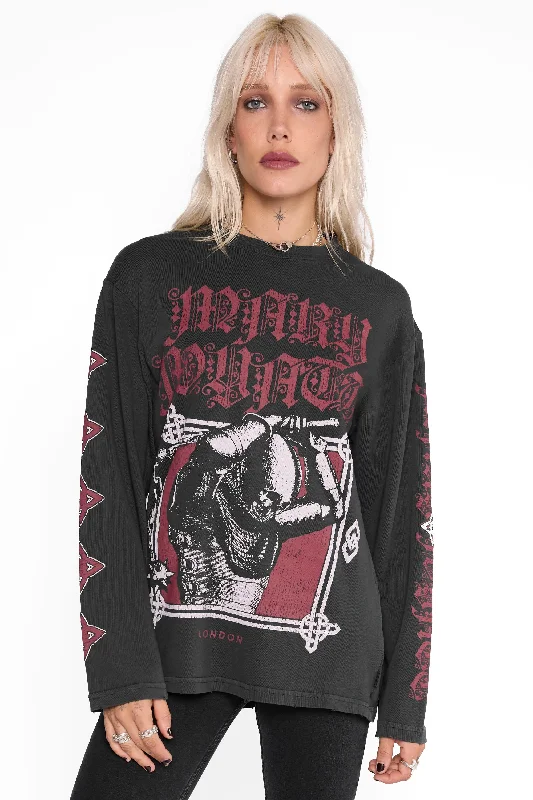 Emperor Oversized Long Sleeve Tee Confident Women's Power