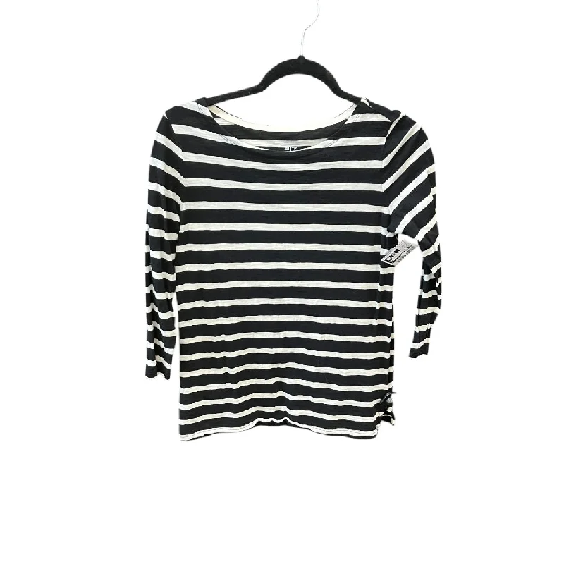 Top Long Sleeve Basic By Old Navy In Striped Pattern, Size: Xs Modern Women's 
