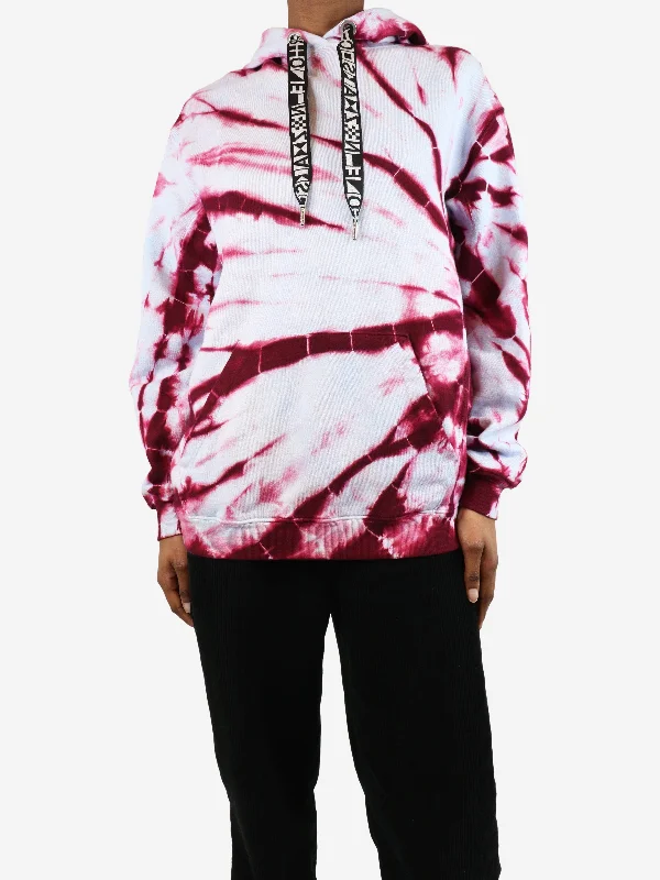 Purple tie-dye hoodie - size XS French