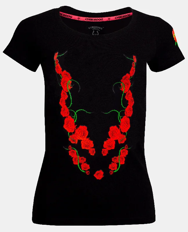 GIRLS TATTOO ROSE T-SHIRT Gym