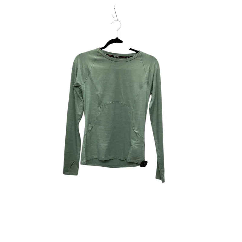 Athletic Top Long Sleeve Collar By Spyder In Green, Size: S Bold Women's Statement
