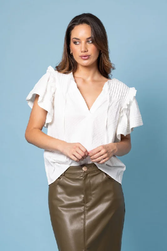 Fleur Blouse Off White Business