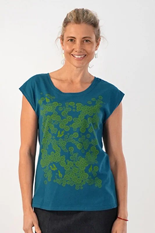 Bobby Top Mikko Green/Turquoise Sharp Women's Italian