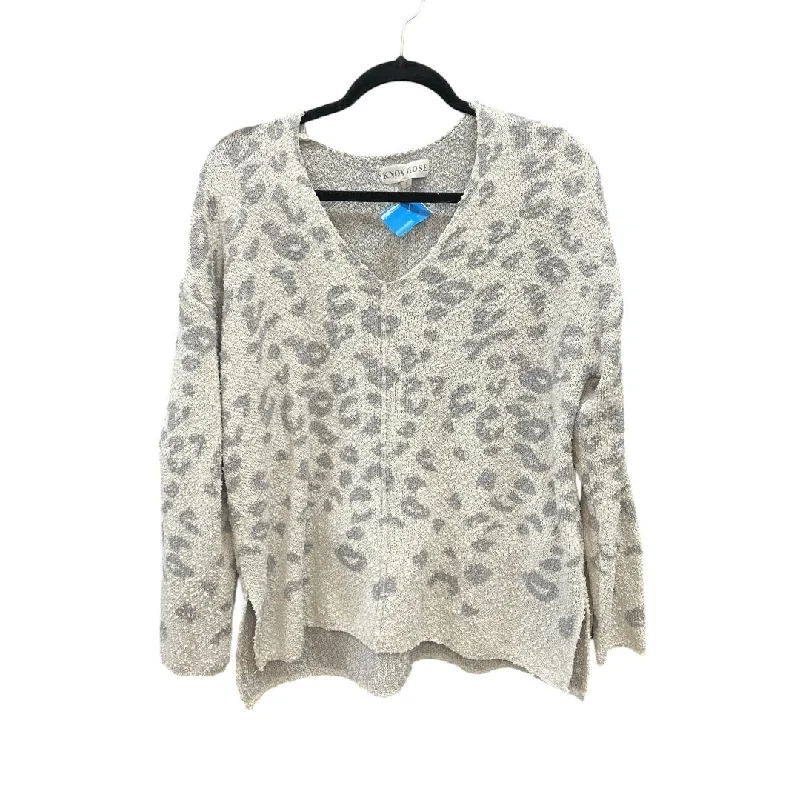 Sweater By Knox Rose In Grey, Size: L Bold Women's Statement
