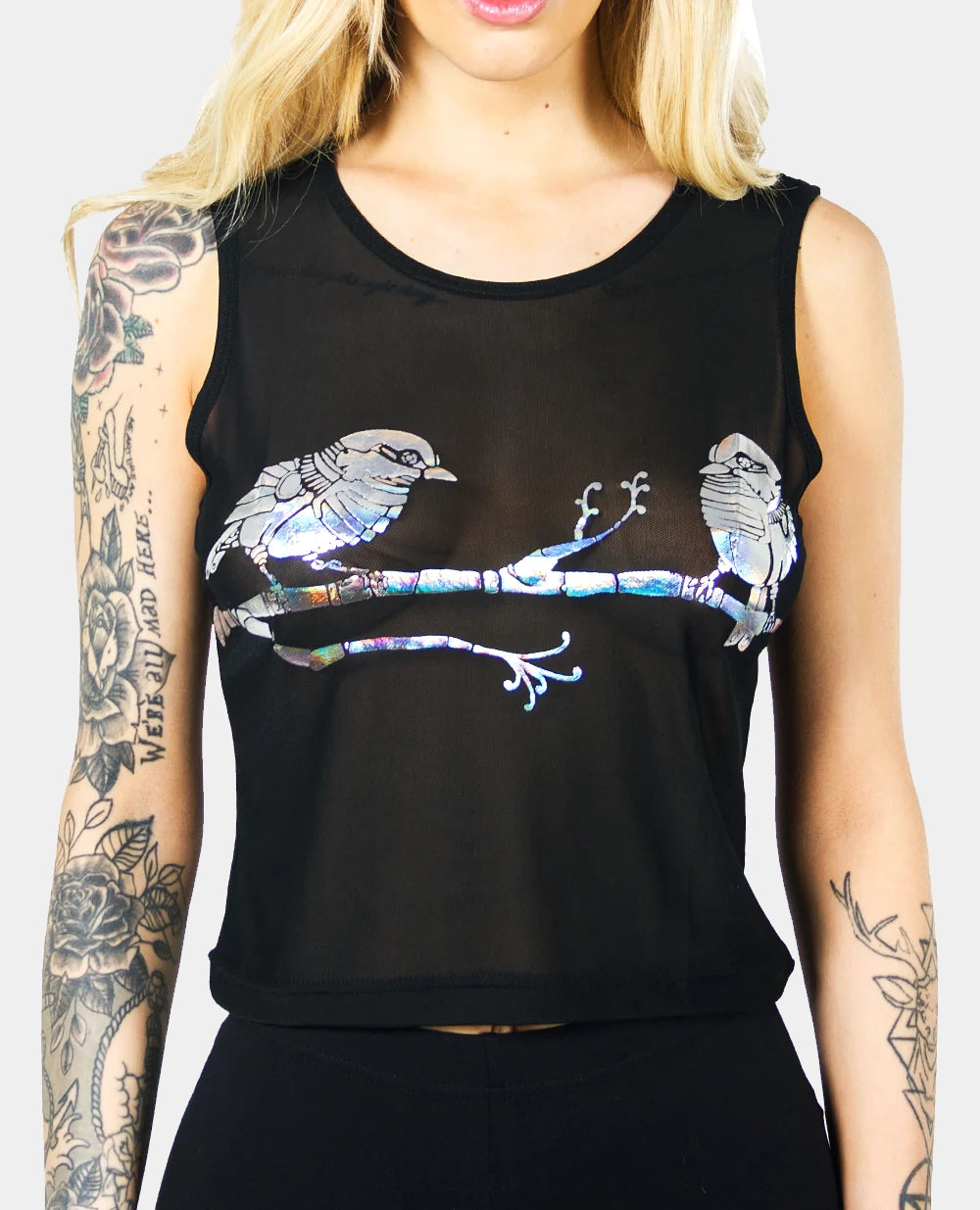 ATOMIC MESH CROP VEST TITS Stylish Women's Tropical 