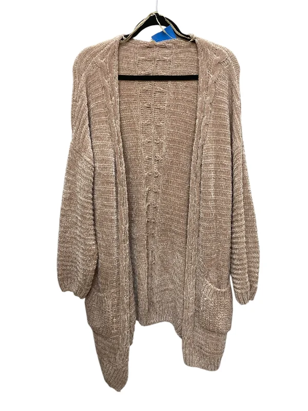 Sweater Cardigan By Wishlist In Beige, Size: L Modern Women's Tech