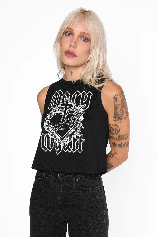 Lourdes Cropped Vest Feminine Women's Soft 