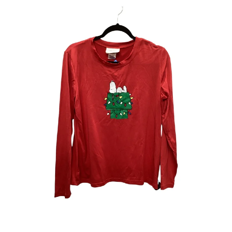 Top Long Sleeve By Cmc In Red, Size: L Cozy Women's Winter