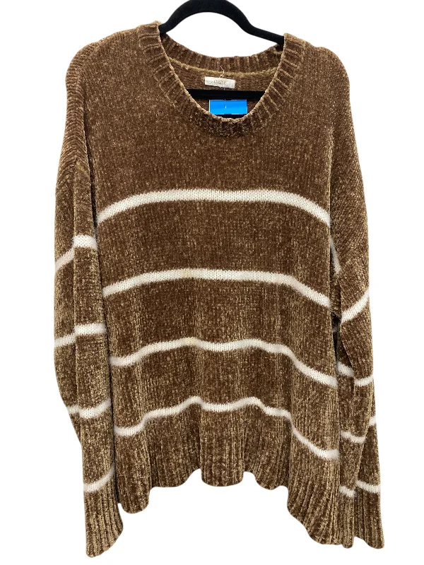 Sweater By Cherish In Brown, Size: L Laid - back Women's Vibe