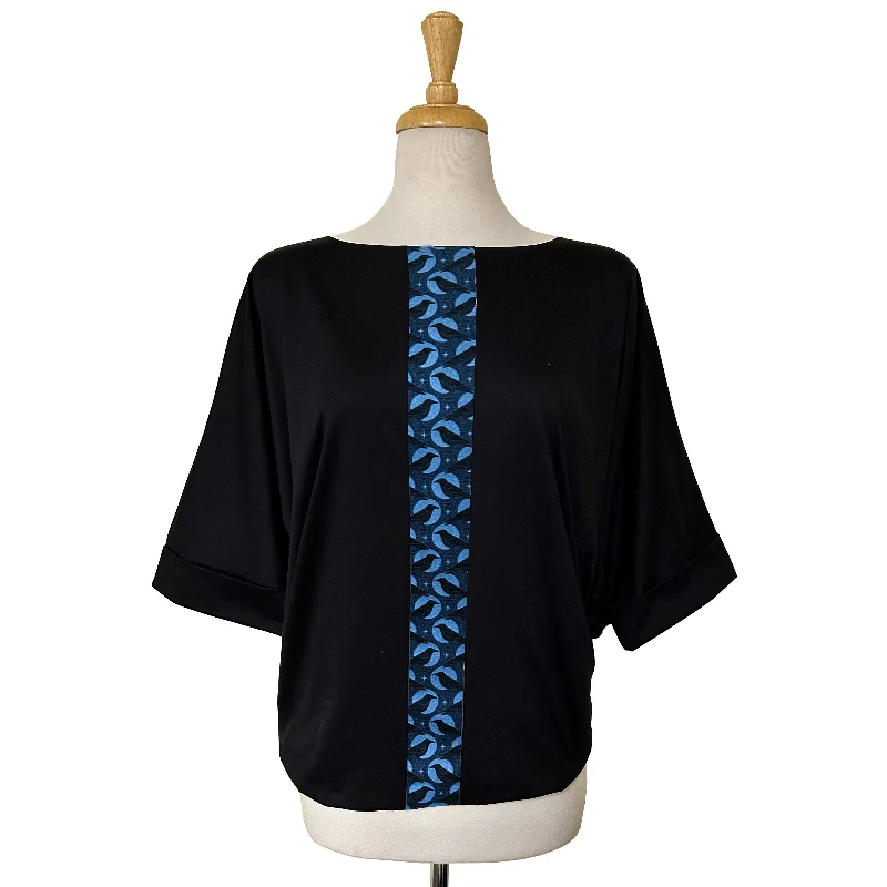 Batwing Top - Ravens - Black Cool Women's Distressed