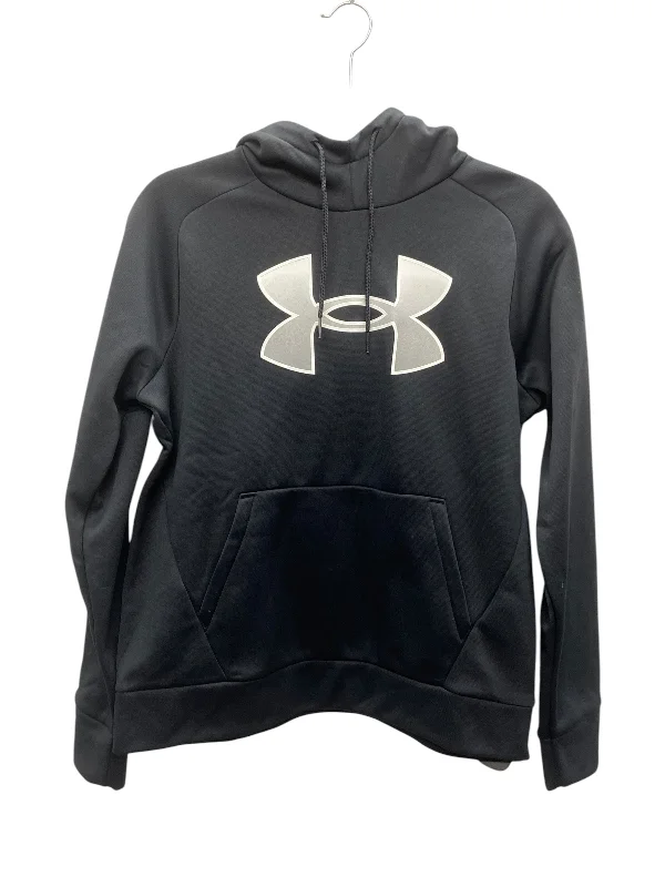 Sweatshirt Hoodie By Under Armour In Black, Size: S performance